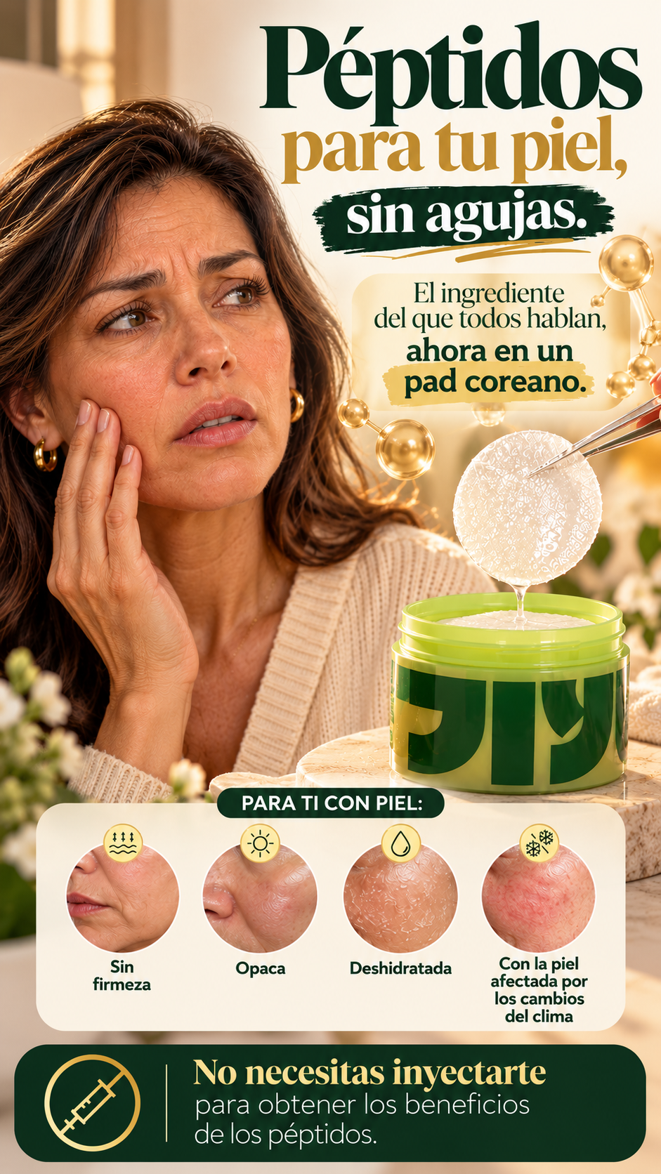 Péptidos Coreanos para tu piel