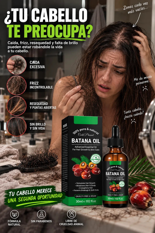 Batana Oil 100% Pure & Natural Cold Pressed + 100% Pure & Natural Cold Pressed Batana Oil for Hair Growth & Skin Care + Batana Oil Advanced Essential Oil for Hair Growth & Skin Care